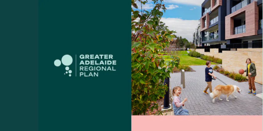 the cover of the greater Adelaide regional plan.