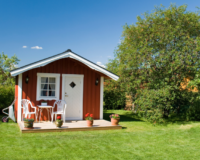 an outdoor building which is now a small granny flat or ancillary accommodation.